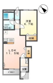 ルミエールⅠの間取り画像