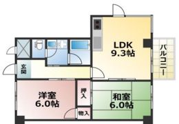 六甲司マンションの間取り画像