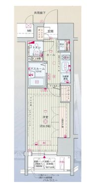 エステムプラザ横濱元町山手の間取り画像