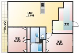 リバーサイドaiの間取り画像