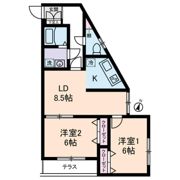 ビューヒル南の間取り画像