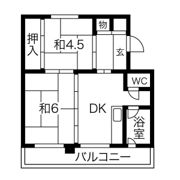 パークヒルズ真々地Ⅰの間取り画像
