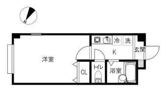 リジョイス若松の間取り画像