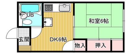 チサンマンション岡山の間取り画像