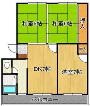 ハイツ池田の間取り画像