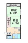 若竹マンションの間取り画像