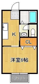 ビーライン菜園場の間取り画像