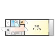 プレアール大供Ⅱの間取り画像