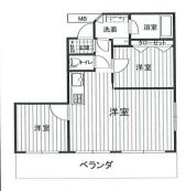 シャンボール滝川の間取り画像