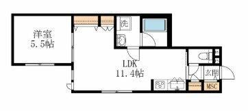Samiy三軒茶屋の間取り画像