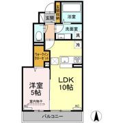 アテリア弐番館の間取り画像