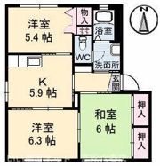 ドリームハイツKEN 3棟の間取り画像