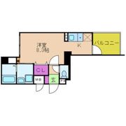 ビオトーブ塚本の間取り画像
