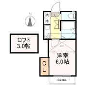 サン・シャルム中野栄の間取り画像