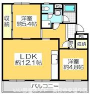 ヴィラナリー屋島4号棟の間取り画像