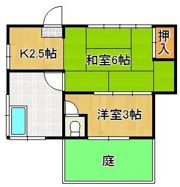 大膳二丁目貸家の間取り画像