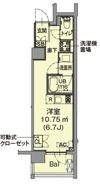 不二美屋Ⅲ(フジミヤスリー)の間取り画像