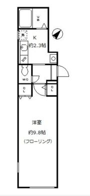 モデュロール五反田の間取り画像