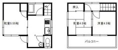 上沢3丁目貸家の間取り画像