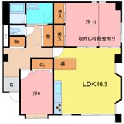 サンセットビーチマンションの間取り画像