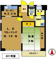 レスポワール武蔵野の間取り画像