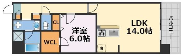 OCEAN松屋町の間取り画像