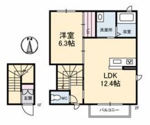 シャーメゾン伊福町の間取り画像