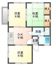 ハイム西町の間取り画像