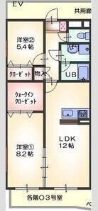 レジデンス マーサの間取り画像