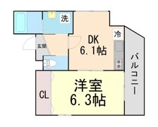 ピアザ千里園の間取り画像