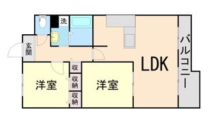ロイヤルヒルズ待兼山の間取り画像