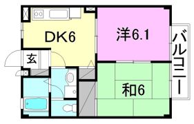 フォブールフライブルクの間取り画像