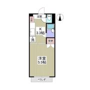 ヒルズ白楽Ⅰの間取り画像
