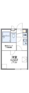 レオパレスLa Graziaの間取り画像
