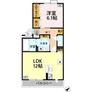 フィオーレ松本の間取り画像