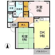 ハイツ曙 Ⅱ棟の間取り画像