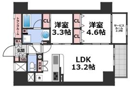 アーバネックス天満橋Southの間取り画像
