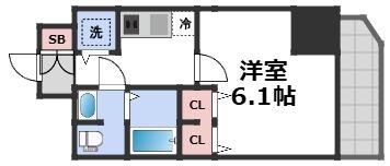 プレサンス松屋町グレースの間取り画像
