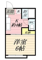 Kハウス浜町の間取り画像
