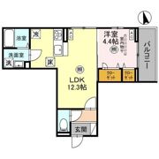 ノーブルパレス大原の間取り画像