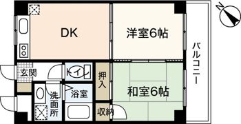 シャトル江波の間取り画像