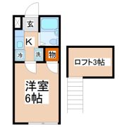 ロフティ富沢Iの間取り画像