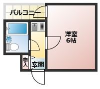 甲斐町TKハイツの間取り画像