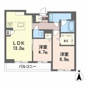 シャーメゾンエバンスの間取り画像