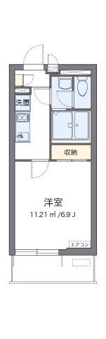 クレイノビッグアロー川崎の間取り画像