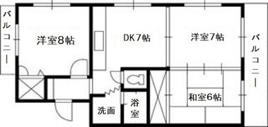 グリーンハイツ舟入の間取り画像
