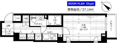 ステージファースト田園調布アジールコートの間取り画像