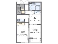 クレイノREST 清知の間取り画像