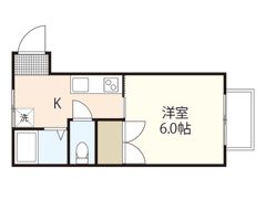 コーポeの間取り画像