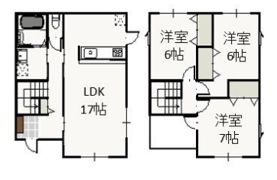 久米貸家（B）の間取り画像